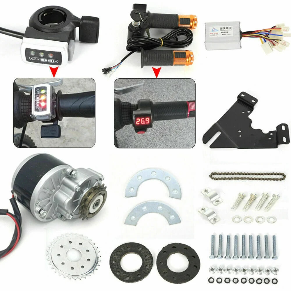 350W 36V Brush Motor Electric Bicycle Conversion Kit A673