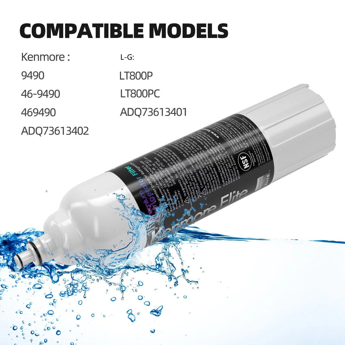 Refrigerator Water Filter 4 Pack E1588