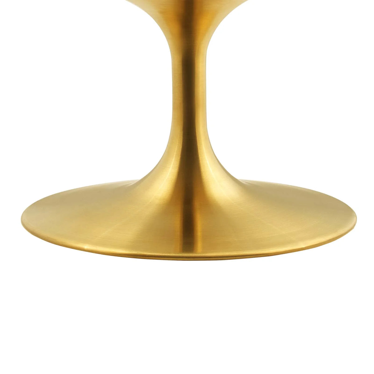 Gold White Metal Steel Coffee Table F650