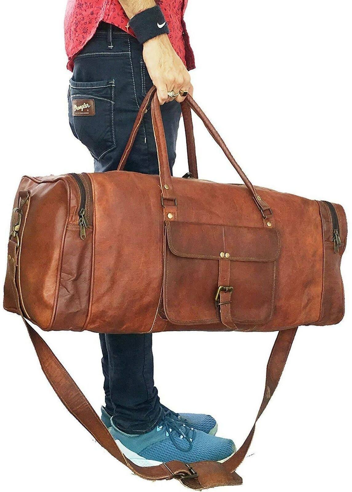 Genuine Leather Duffel Bag L67127