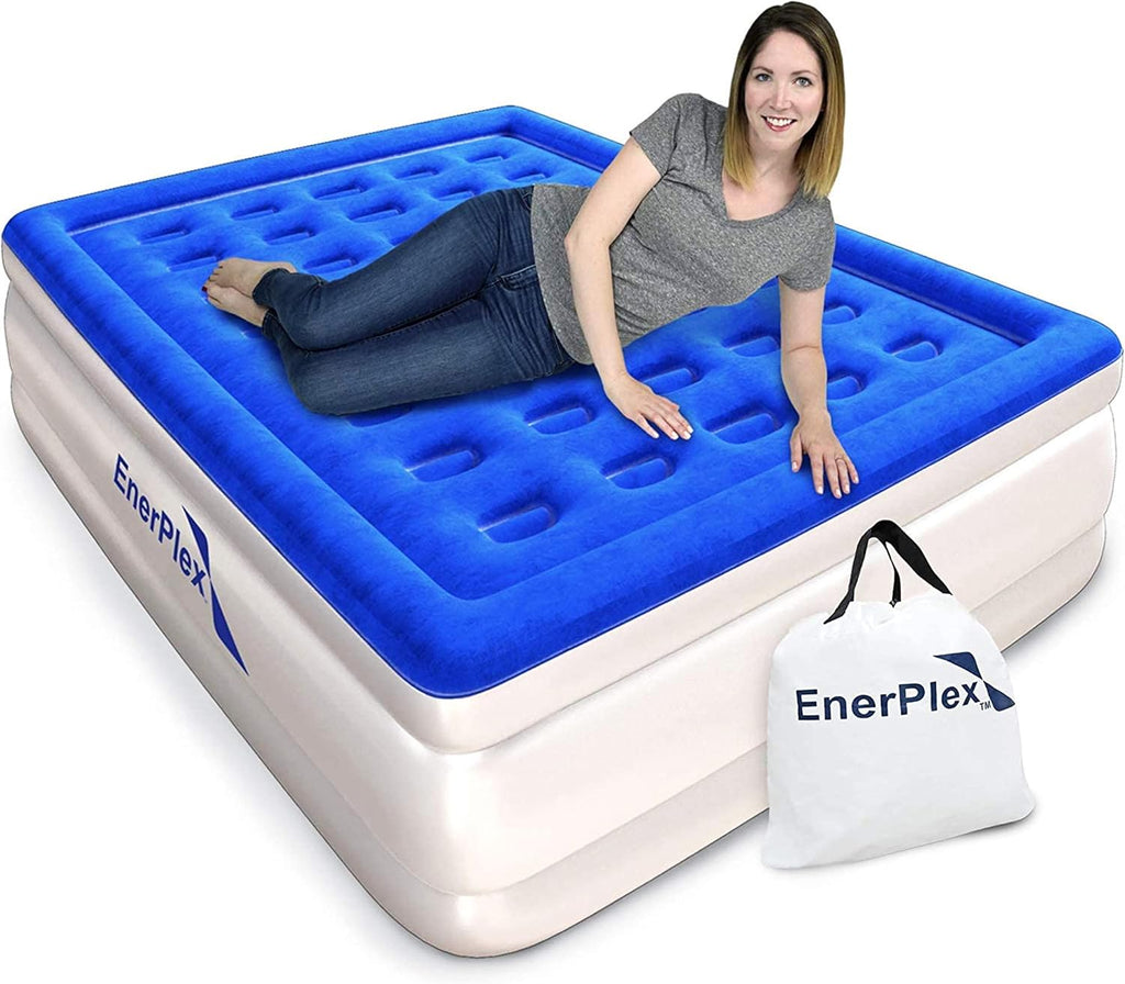 Queen Air Mattress with Built-in Dual Pump A6334