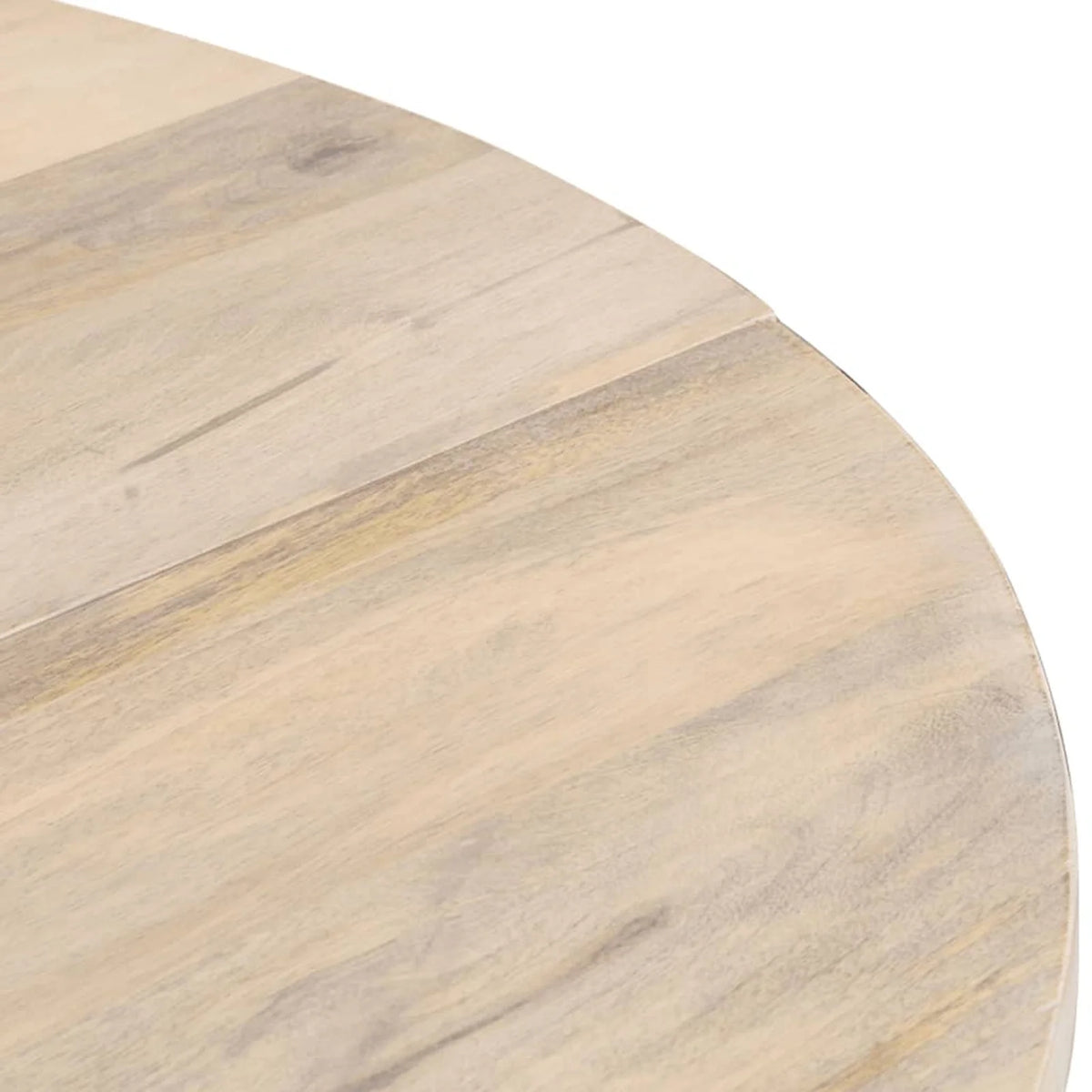 Round Solid Mango Wood Dining Table B88439
