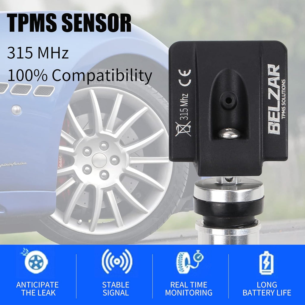 TPMS Preprogrammed 315MHz Sensor Replacement 4 Pack V959703