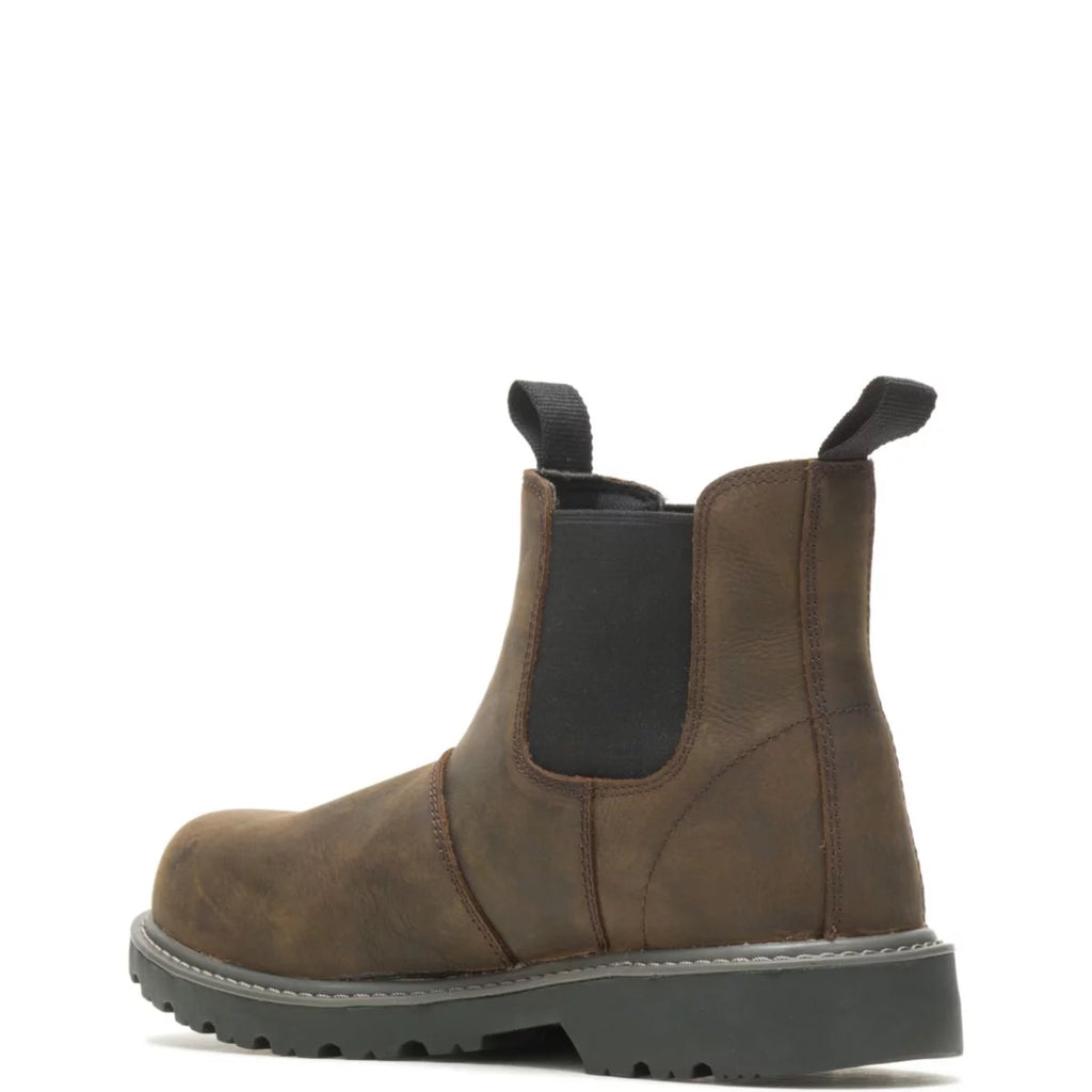 Dark Brown Steel-Toe Work Romeo Y138153