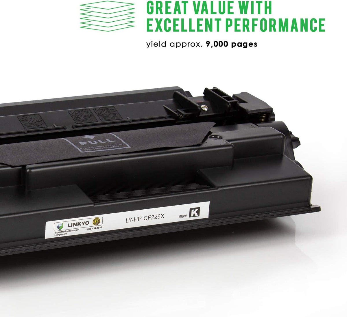 2 Pack Black High Yield Toner Cartridge Q191021