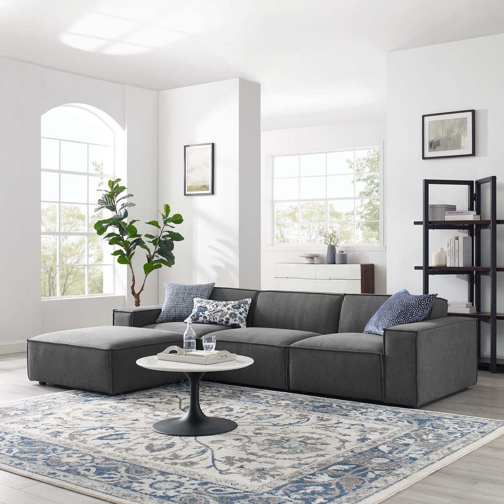Charcoal 4-Piece Sectional Sofa A2482