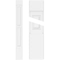 Two Equal Raised Panel PVC Pilaster (Pair) O952
