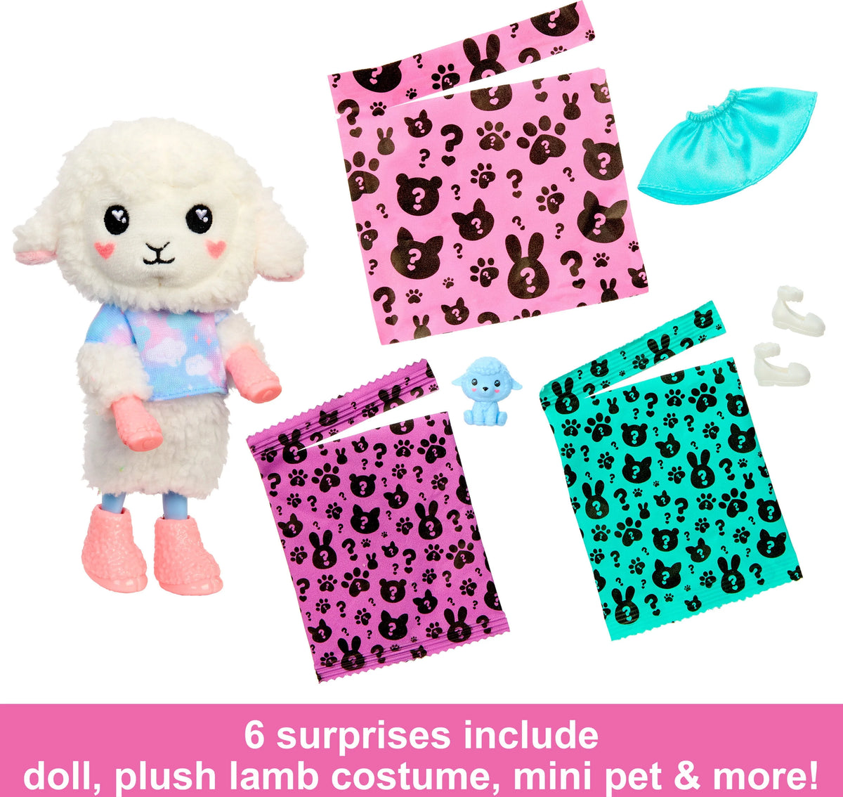 Brunette Plush Doll & Accessories V30062