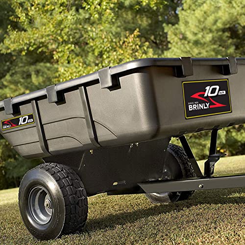 10 cu.ft. 650lb Heavy Duty Poly Utility Cart & Dump Trailer H379