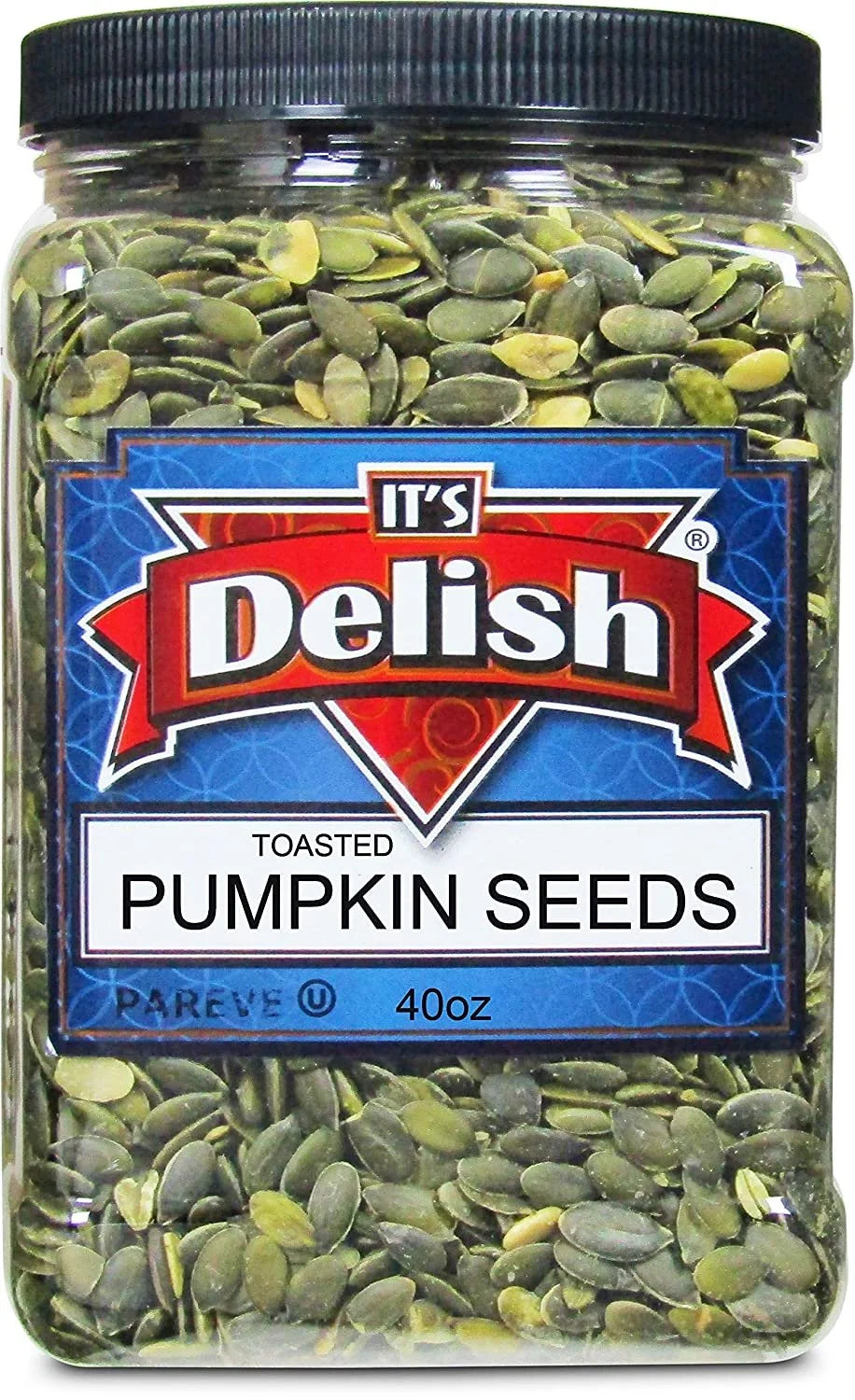 Toasted Unsalted Pumpkin Seed Kernels 40 Oz I319