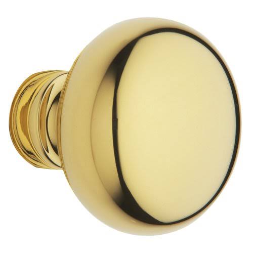 Satin Brass and Brown Pair of Knobs U623611
