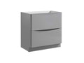 Glossy Gray Free Standing Bathroom Cabinet G947