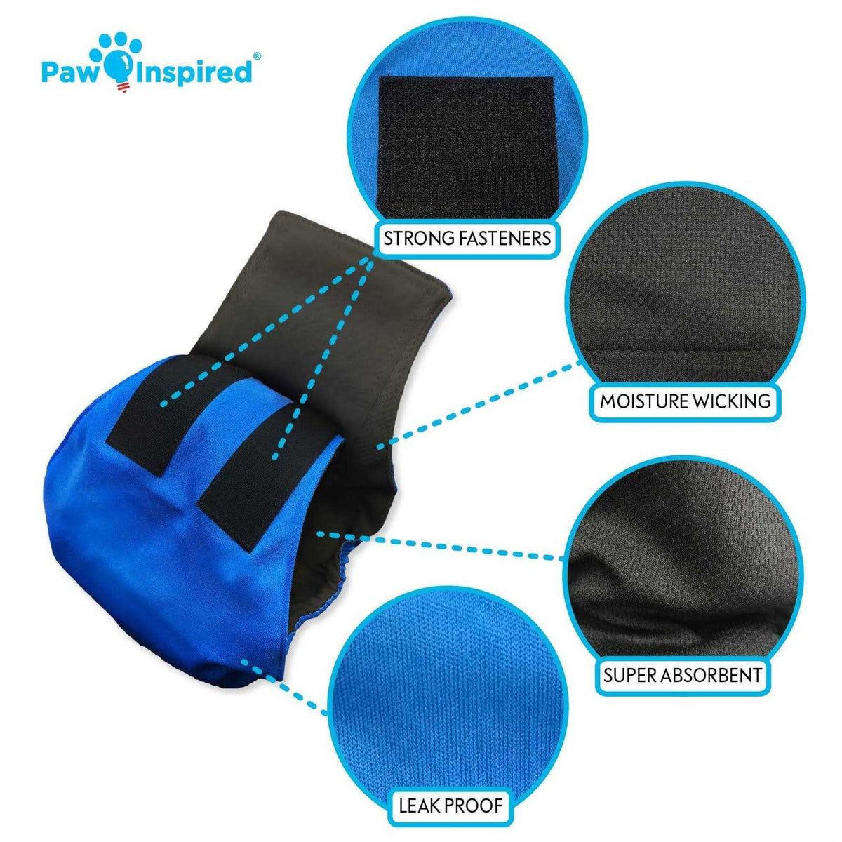 Washable Dog Belly Band N55784