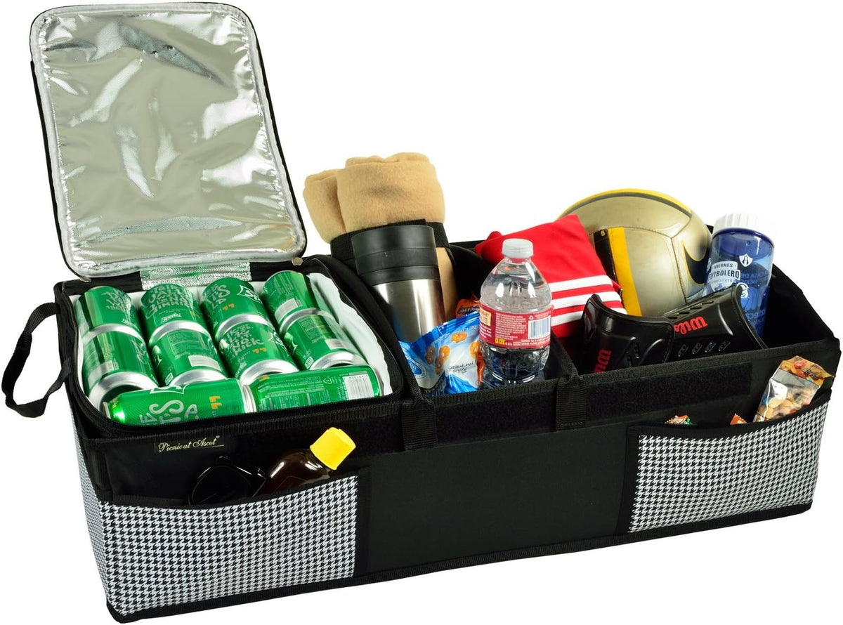 Rigid Base Trunk Organizer with 28 Can Cooler H2917