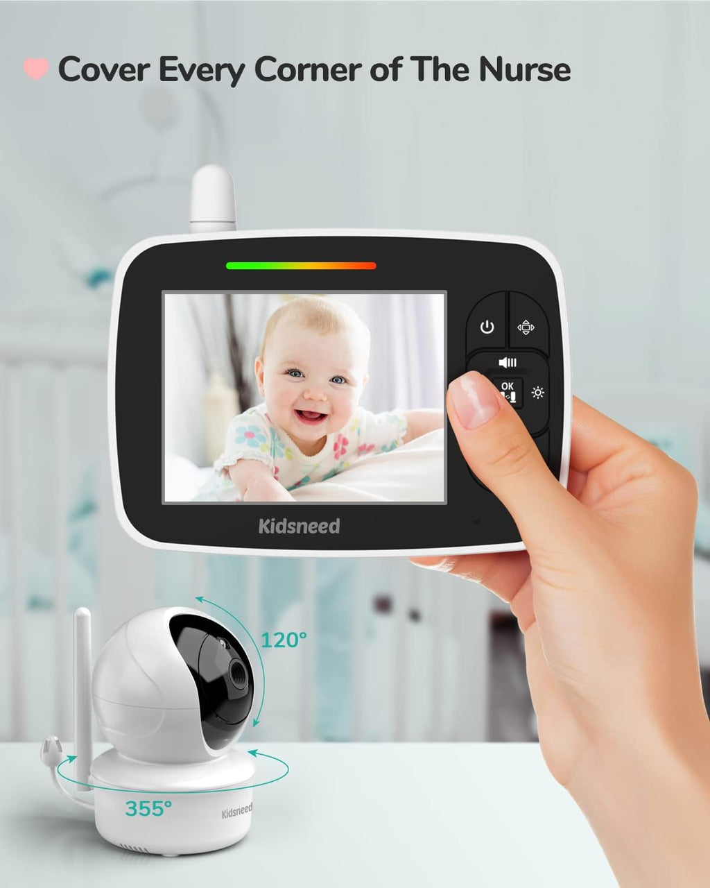 Video Baby Monitor with Camera and Audio M40859