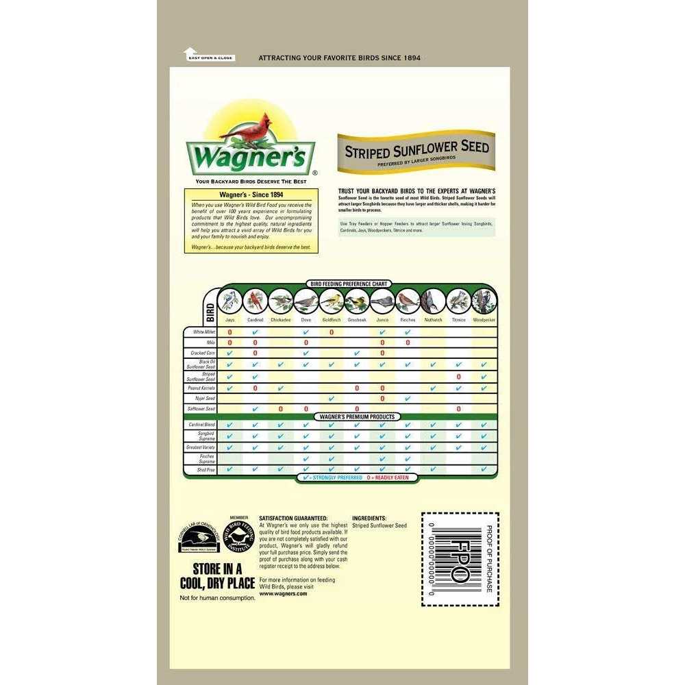 5 Lb Striped Sunflower Seed B170592