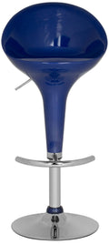 Navy Blue Swivel Bar Stool L13625