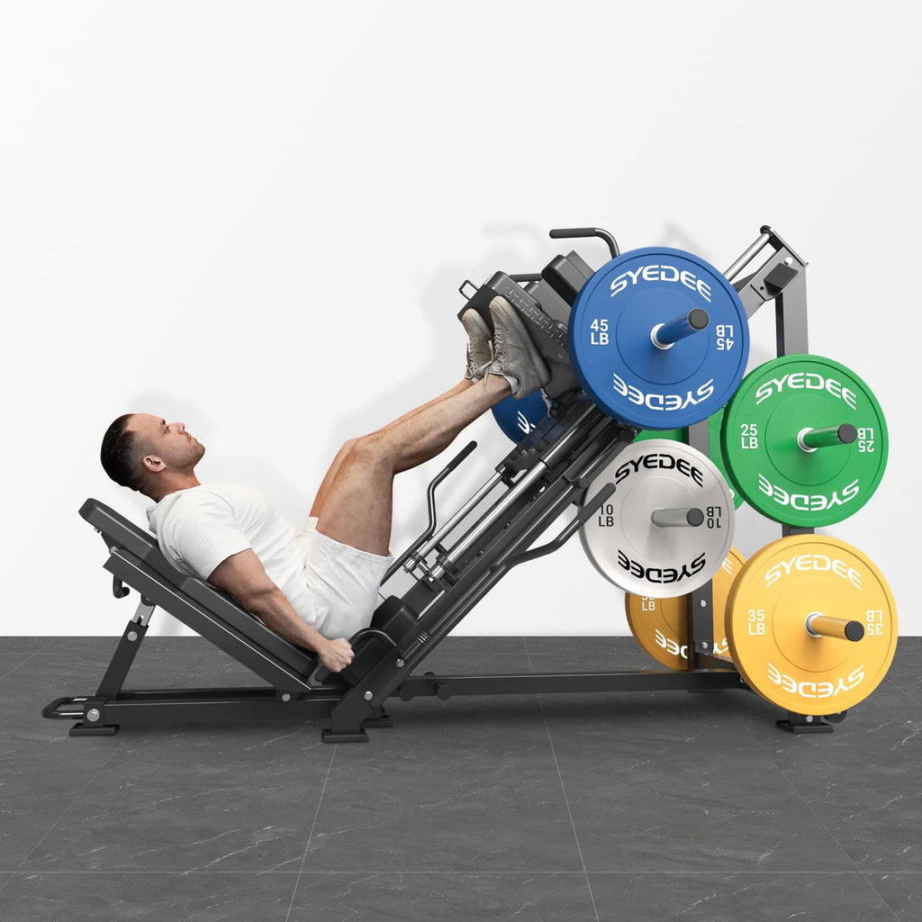 Leg Press Hack Squat Machine with Weight Storage V921