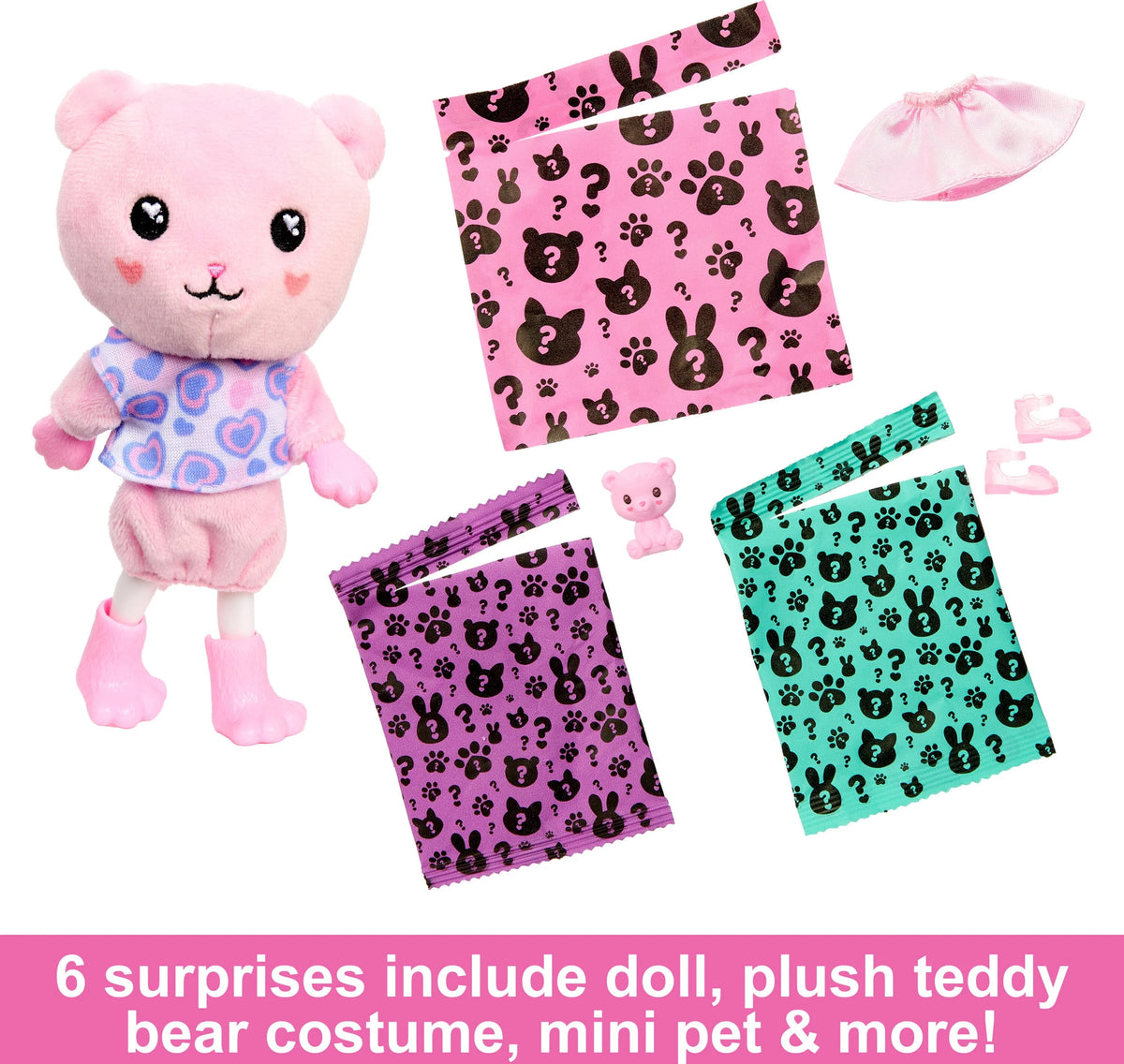 Brunette Plush Doll & Accessories V30062