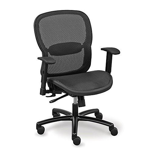 Big and Tall Chair Black Mesh O697527