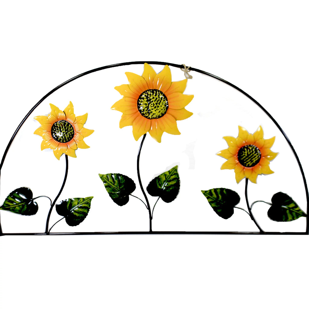 Sunflower Metal Yard Stake G96339