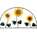 Sunflower Metal Yard Stake G96339