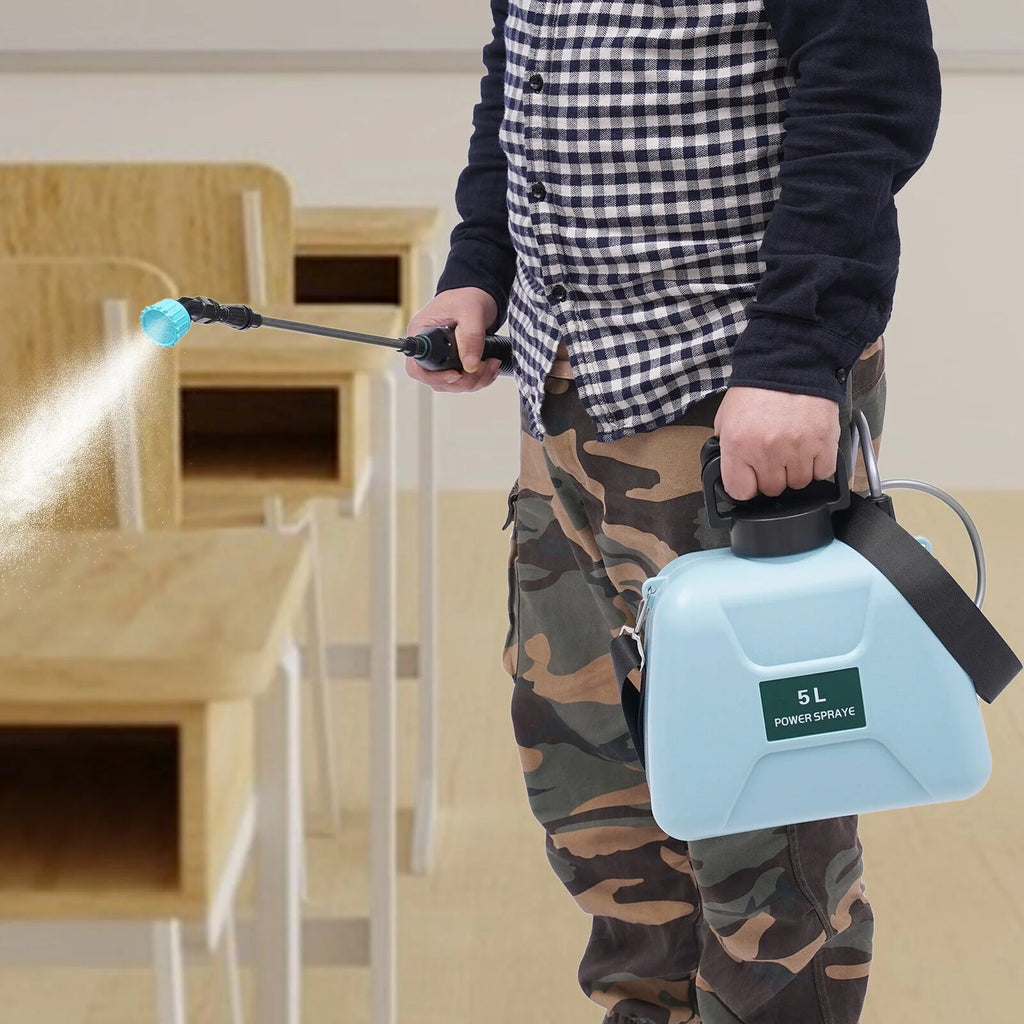 5L Electric Plant Mister Spray Bottle with Adjustable Shoulder Strap M821910