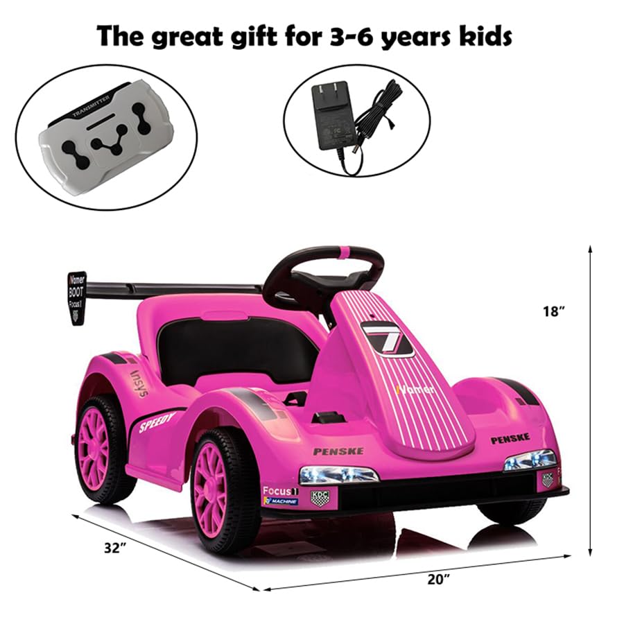 12V Battery Powered Ride On Car with Remote Control B247896