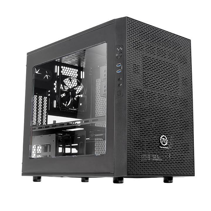 Black ITX Cube Chassis V7776