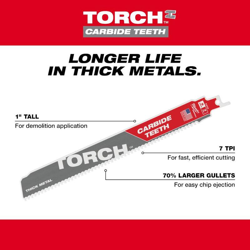 9 in. 18 TPI BiMetal Reciprocating Saw Blades 12-Pack W128
