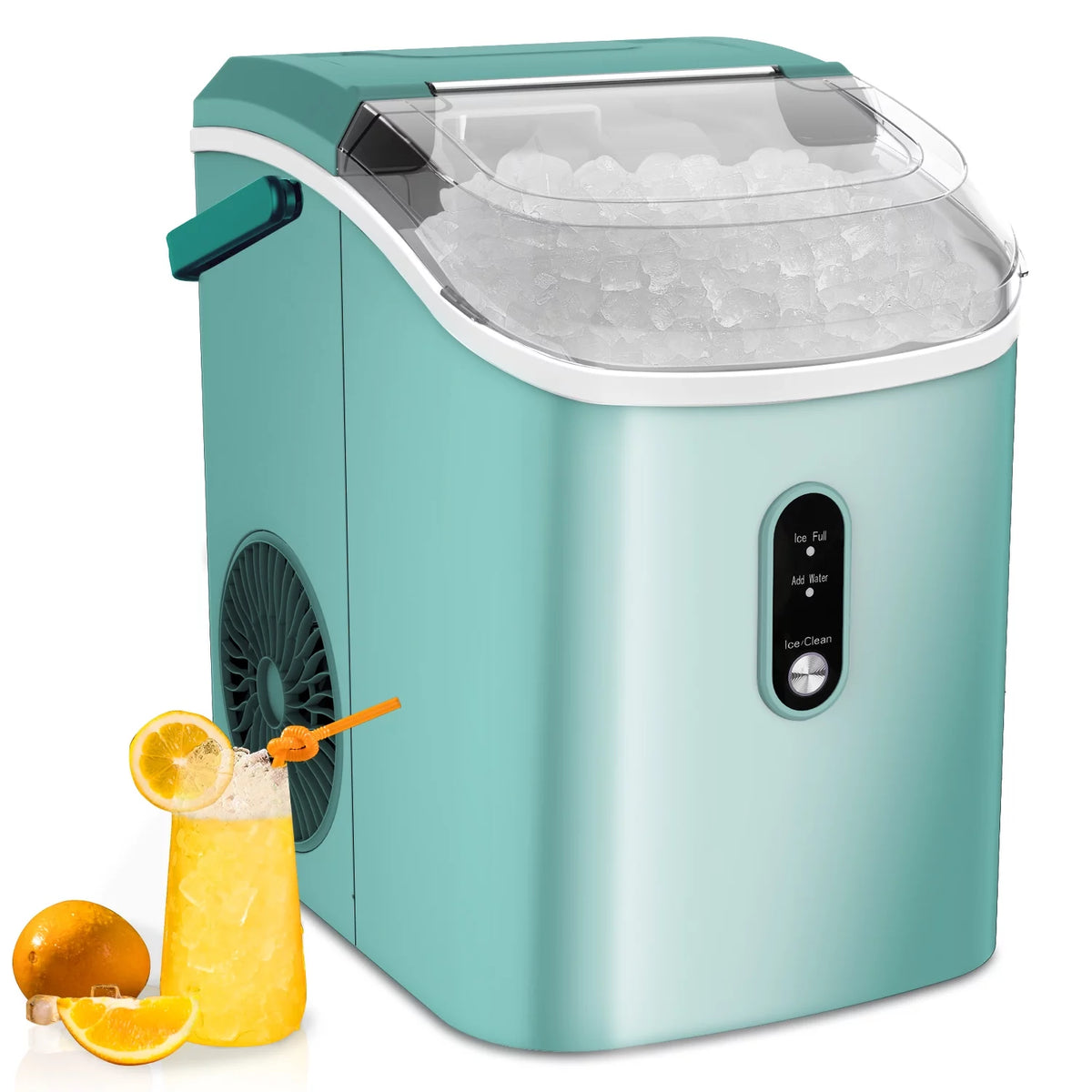 33lbs Countertop Ice Maker with Scoop, Black A12667