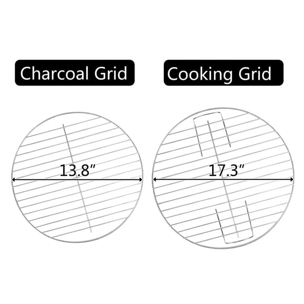 Charcoal Grill 18” Round Barbecue Grill I373316