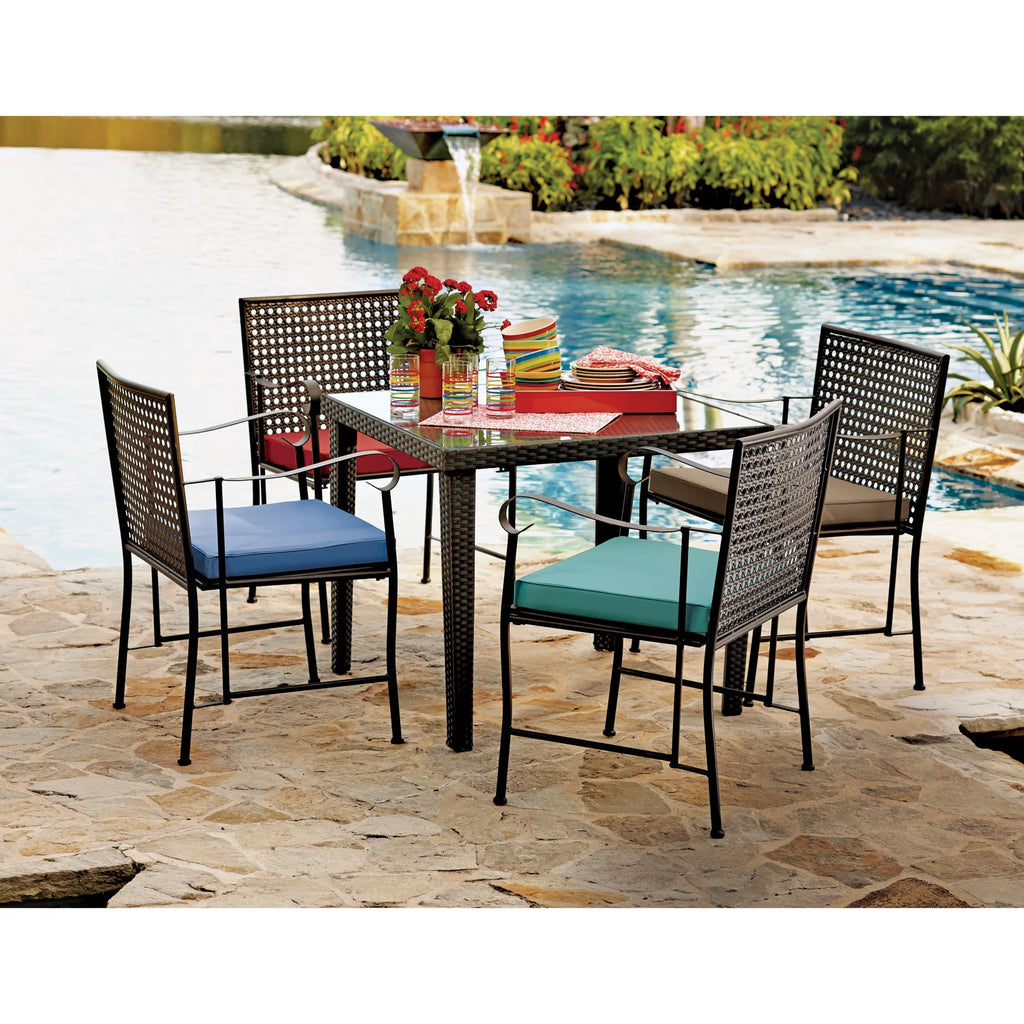 Blue Folding Chair With Cushion T993