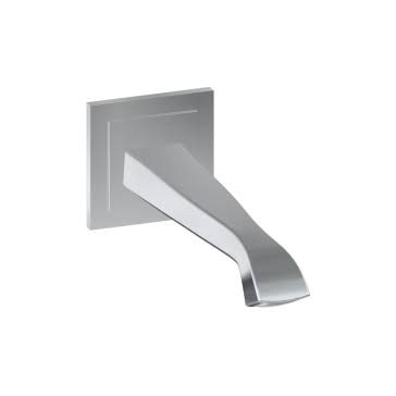Brushed 18K Gold Plated Wall Mount Tub Spout P2530