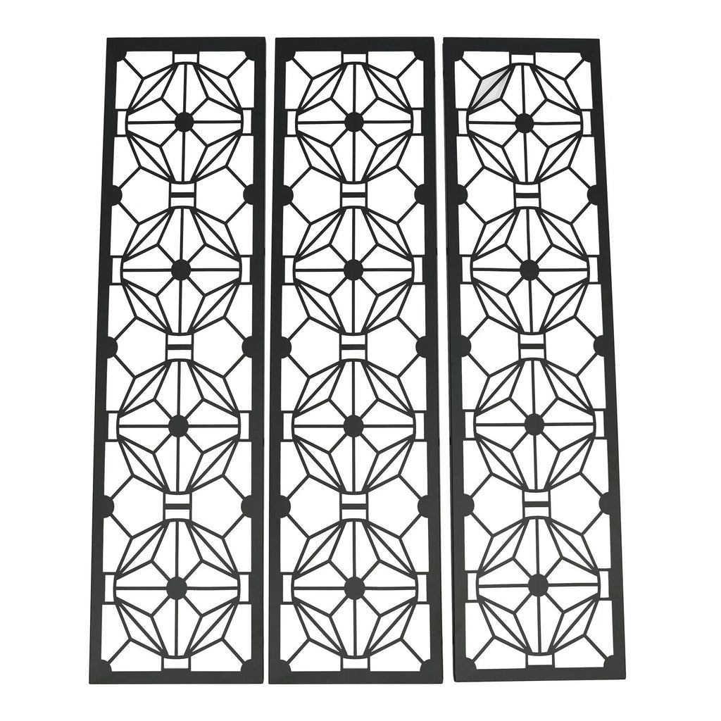 Steel Garden Flower Pattern Privacy Screen Panel Y620