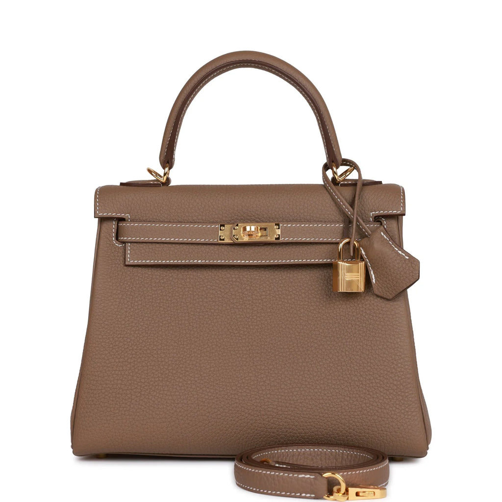 Etoupe Togo Leather Bag R93566