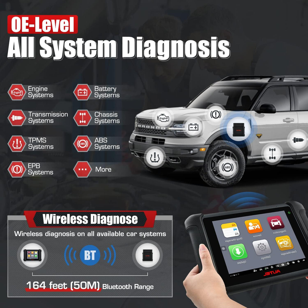 Autel MaxiSys MS906S Automotive Diagnostic Scan Tool M337