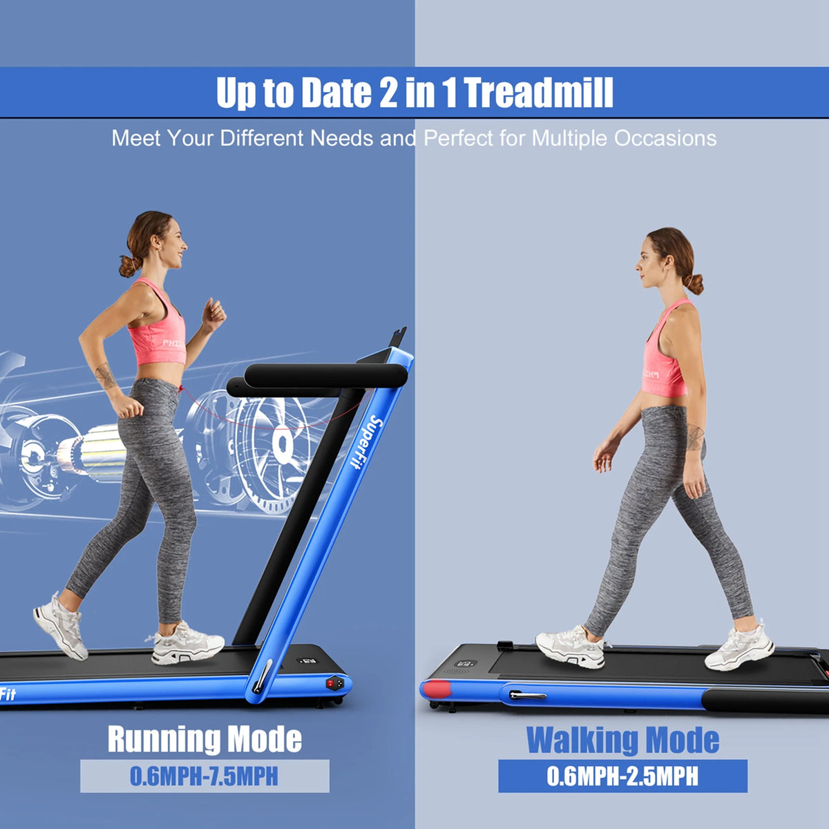 Folding Treadmill D539