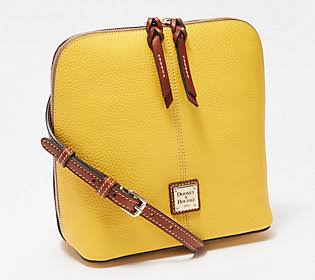 Sunset Pebble Leather Large Crossbody L908609