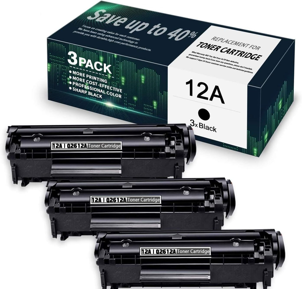 3-Pack Black Compatible Toner Cartridges A4070