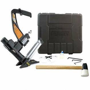 Black Flooring Nailer and Stapler with Case C57491