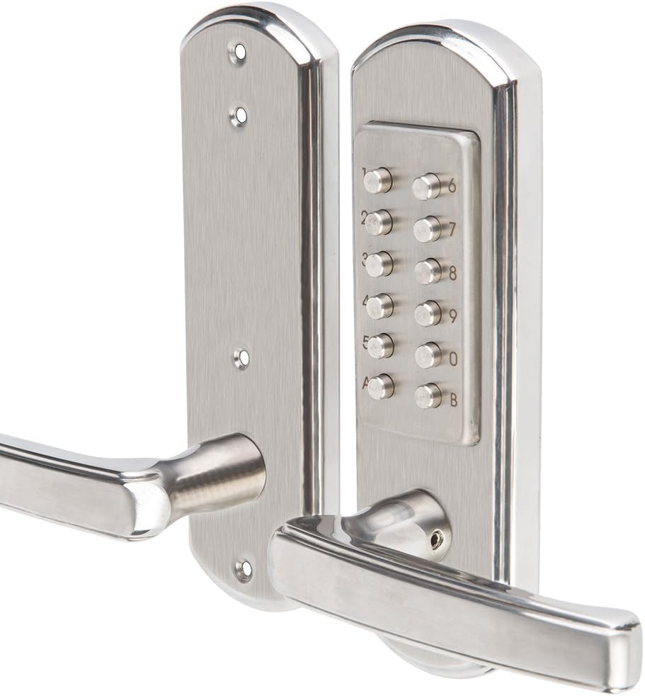 Keyless Mechanical Combination Door Lock Stainless Steel 304 Q694