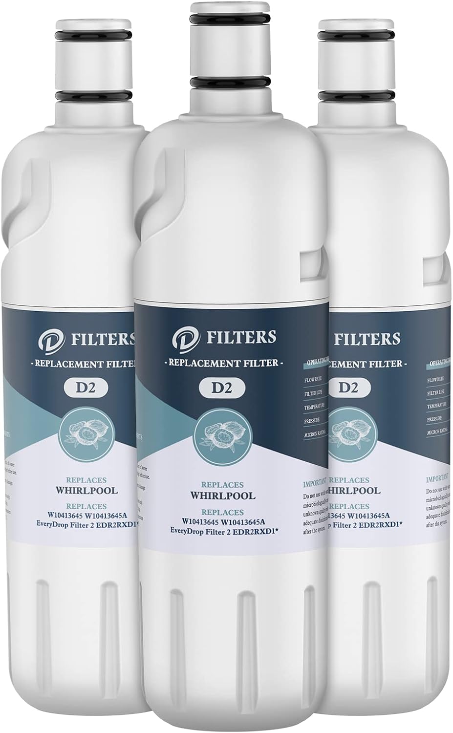 Water Filter Cap Replacement Pack of 2 J225964