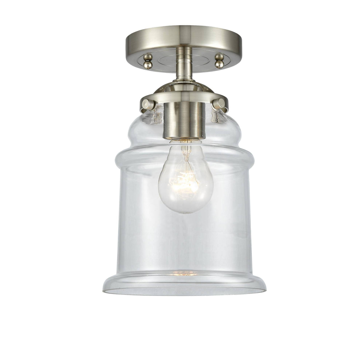 Brushed Satin Nickel Semi-Flush Mount Light W525102