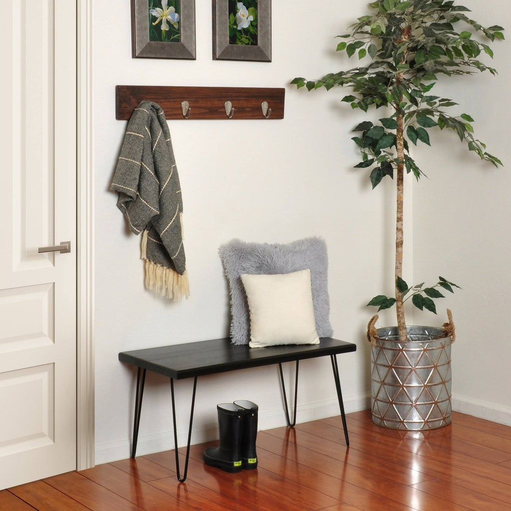 Ebony Wood Bench X2306