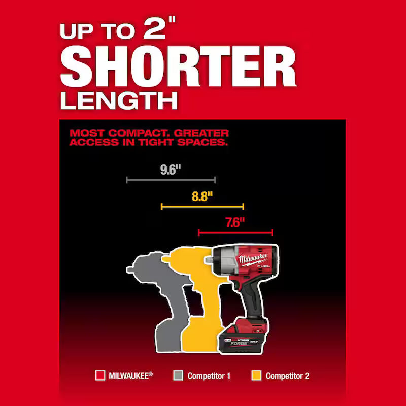18V Lithium-Ion Brushless Cordless 1/2 in. Impact Wrench with Friction Ring W899