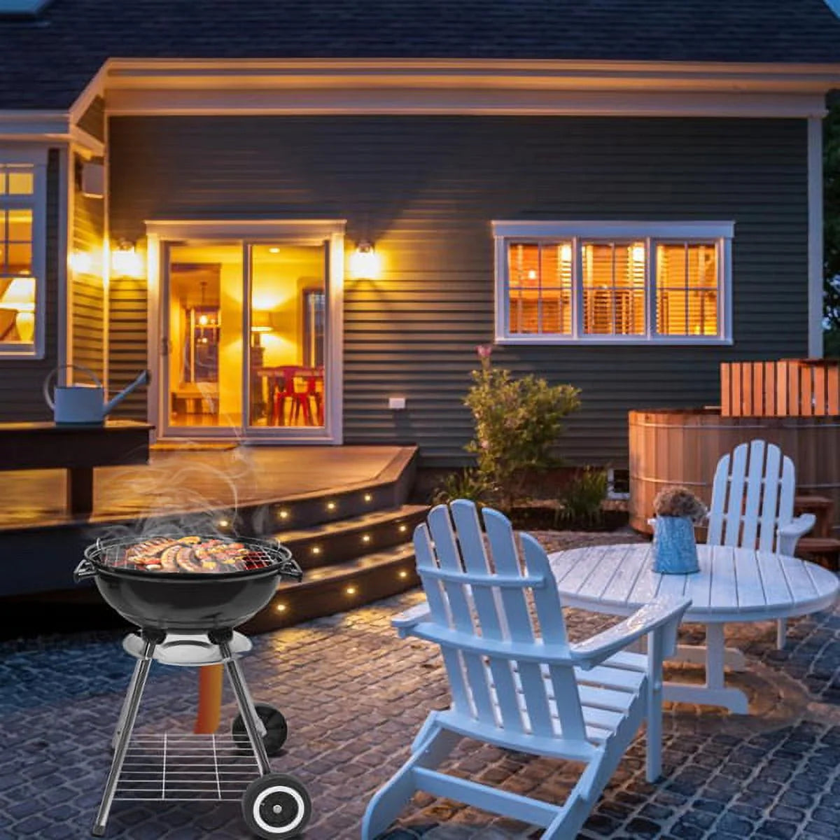 Charcoal Grill 18” Round Barbecue Grill I373316