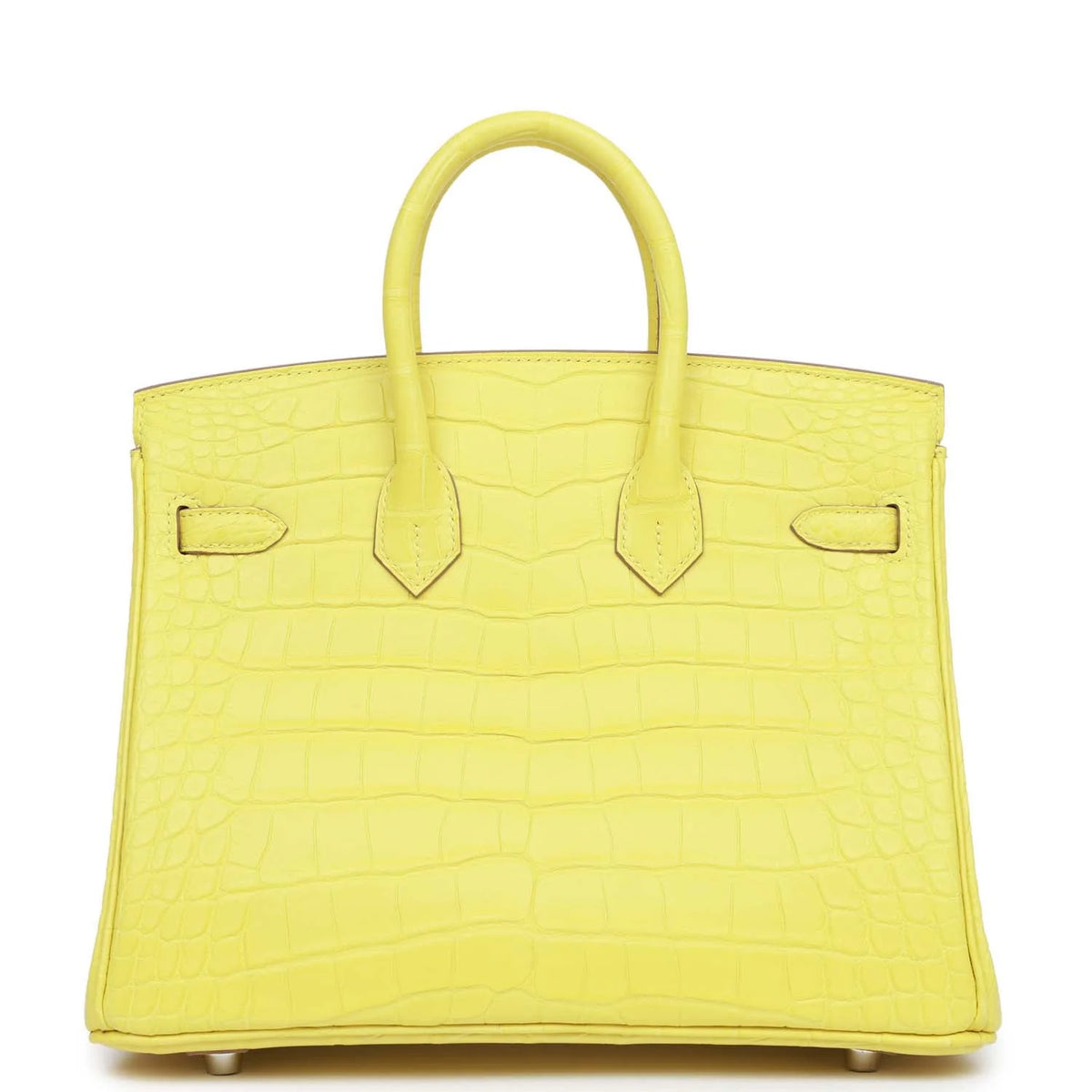 Lime Matte Alligator Bag Palladium Hardware Y525