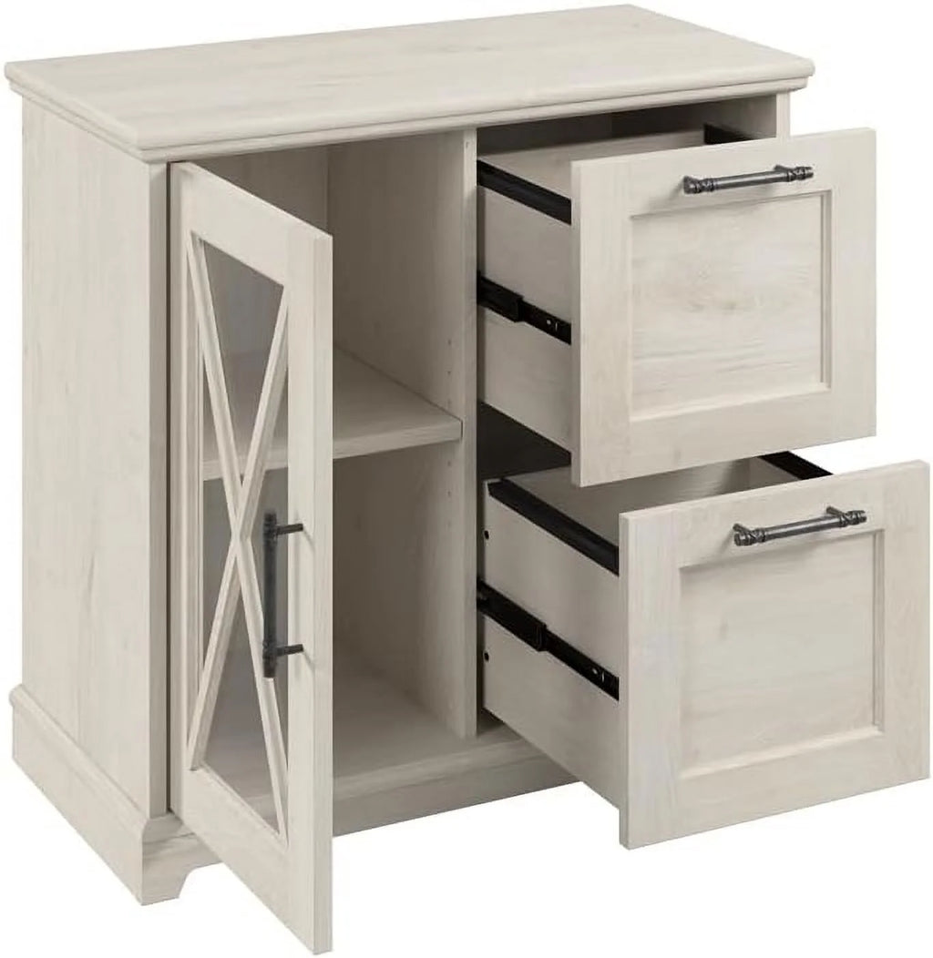 Lateral File Cabinet With Shelves J53771