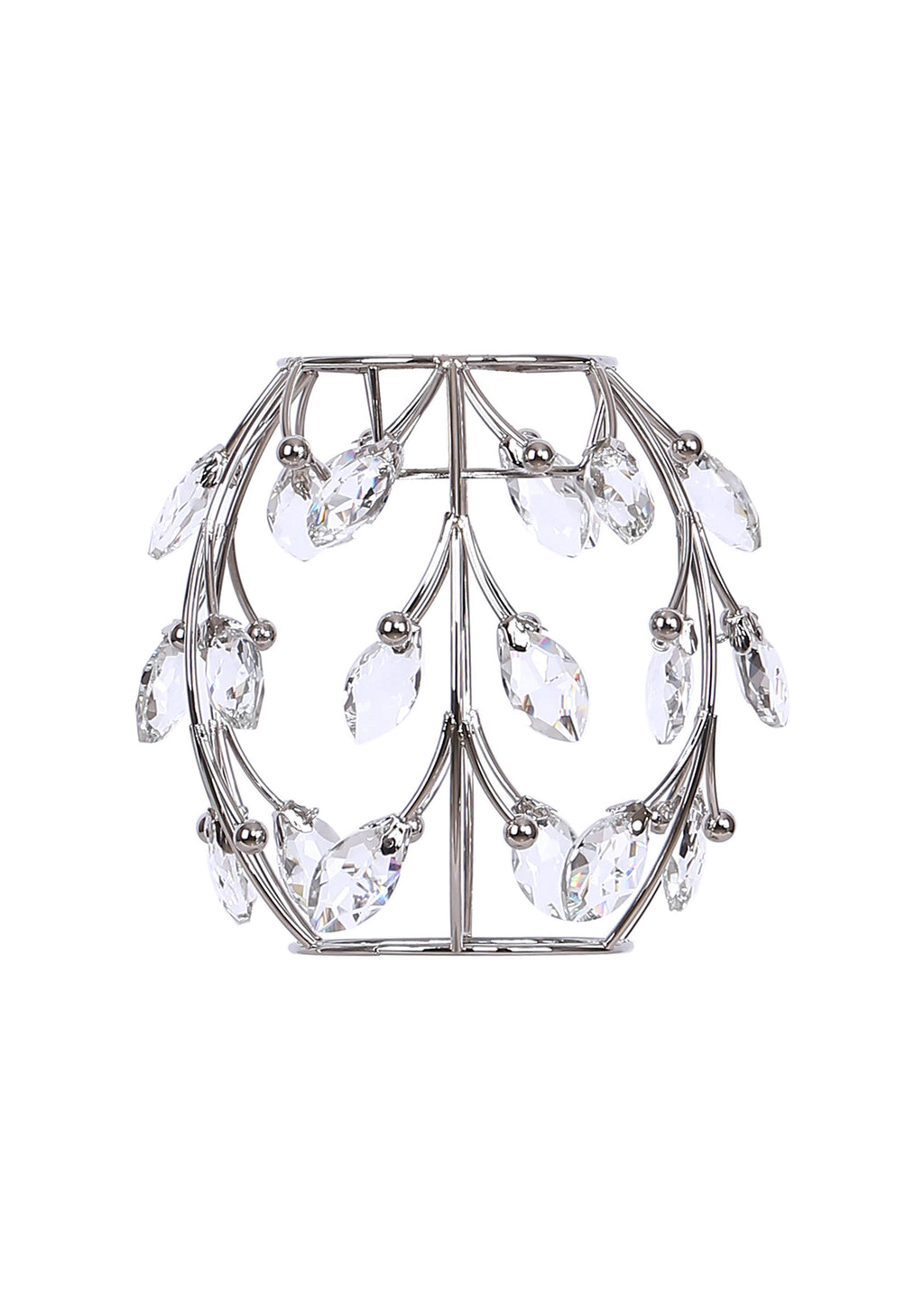 Polished Nickel Task Lamp with Crystalline Metal Shade (2-Pack) B327054